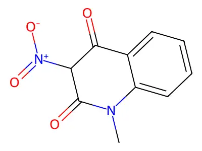 1-Methyl-3-nitro-1,2,3,4-tetrahydroquinoline-2,4-dione structure
