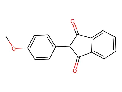 Anisindione structure