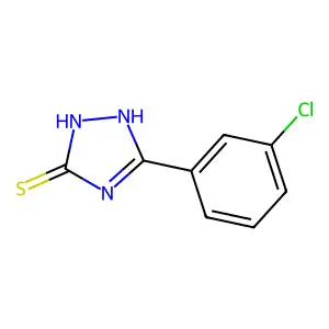 5-(3-chlorophenyl)-4H-1,2,4-triazole-3-thiol structure