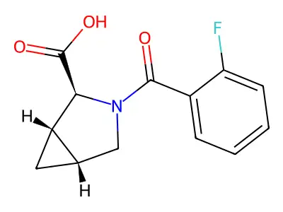 3-(2-Fluorobenzoyl)-3-azabicyclo[3.1.0]hexane-2-carboxylic acid structure