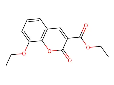 ethyl 8-ethoxy-2-oxo-2H-chromene-3-carboxylate structure