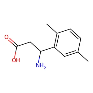 2-Amino-3-(2,5-dimethylphenyl)propanoic acid structure