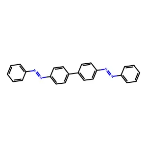 Biphenyl, 4,4'-bis(phenylazo)- structure