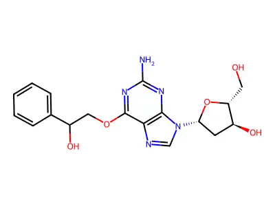 Adenosine, 2'-deoxy-N-(1,2,3,4-tetrahydro-2,3,4-trihydroxybenzo(c)phenanthren-1-yl)-, (1R-(1alpha,2alpha,3beta,4alpha))- structure