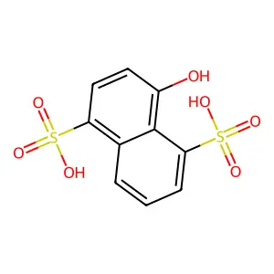 1-Naphthol-4,8-disulfonic acid structure