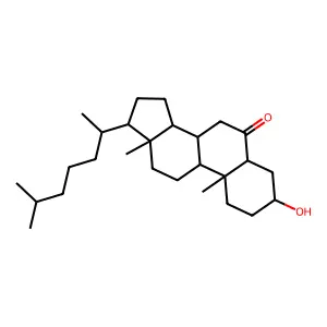 6-Ketocholestanol structure