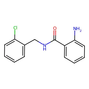 2-Amino-N-(2-chlorobenzyl)benzamide structure