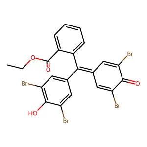 Tetrabromophenolphthalein ethyl ester structure
