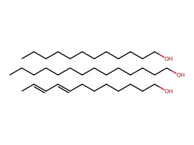 1-Tetradecanol mixt. with codlelure and 1-dodecanol structure