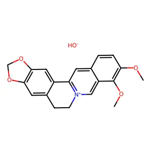 Berberine hydroxide structure