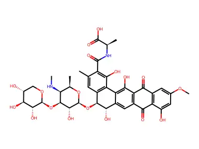 Pradimicin A structure
