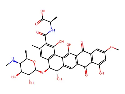 Pradimicin B structure