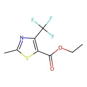 Ethyl 2-methyl-4-(trifluoromethyl)-1,3-thiazole-5-carboxylate structure