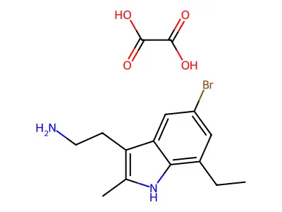 2-(5-bromo-7-ethyl-2-methyl-1H-indol-3-yl)ethanamine structure