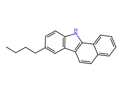 8-Butyl-11H-benzo[a]carbazole structure