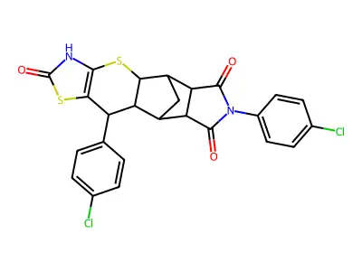 C25H18Cl2N2O3S2 structure