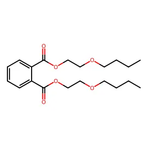 Bis(2-butoxyethyl) phthalate structure