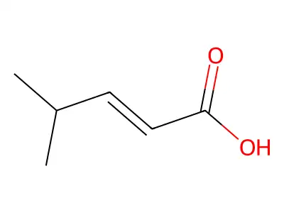 3-Isopropyl acrylic acid structure
