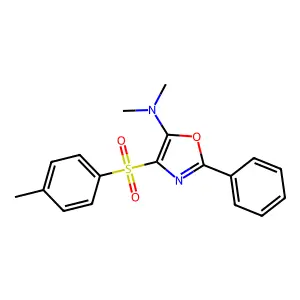 5-Oxazolamine, N,N-dimethyl-4-[(4-methylphenyl)sulfonyl]-2-phenyl- structure