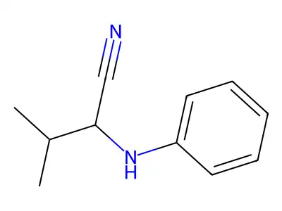 3-Methyl-2-(phenylamino)butanenitrile structure