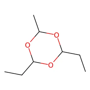 2,4-Diethyl-6-methyl-1,3,5-trioxane structure