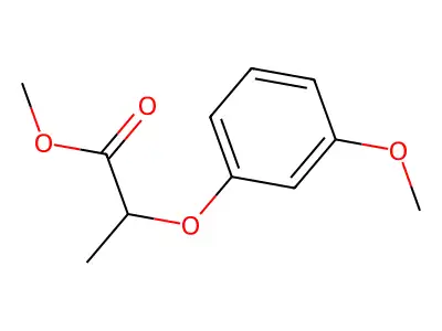 2-(3-Methoxy-phenoxy)-propionic acid methyl ester structure