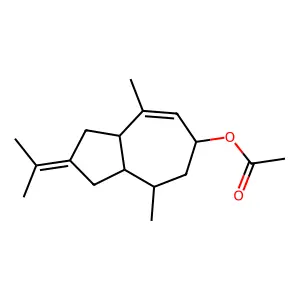 Vetivert acetate structure
