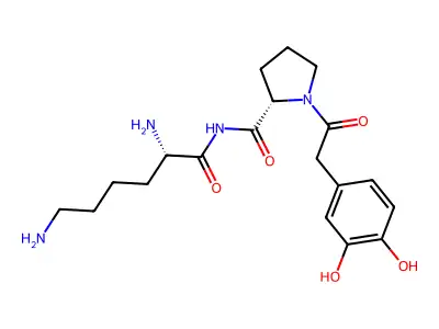Dopamine, lys-pro-amide- structure