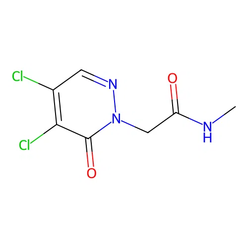 2-(4,5-Dichloro-6-oxopyridazin-1(6H)-yl)-N-methylacetamide structure