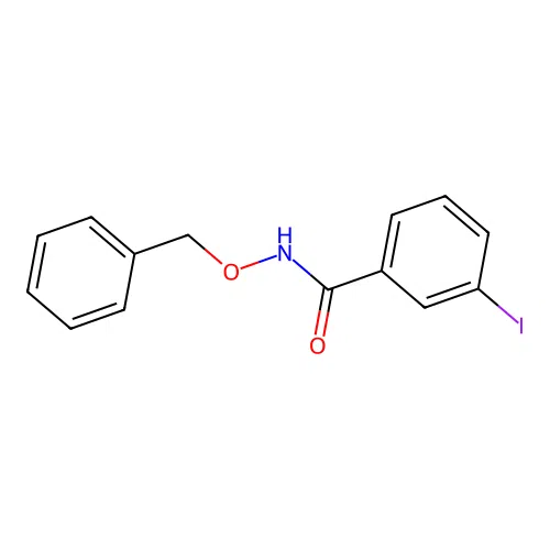 N-(benzyloxy)-3-iodobenzamide structure