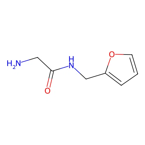 2-amino-N-(furan-2-ylmethyl)acetamide structure