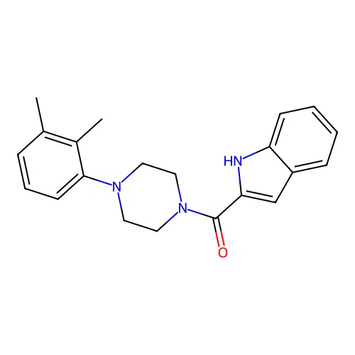 [4-(2,3-dimethylphenyl)piperazin-1-yl](1H-indol-2-yl)methanone structure