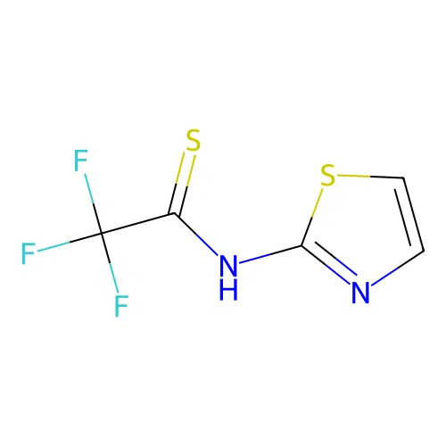 2-Trifluorothioacetylaminothiazole structure