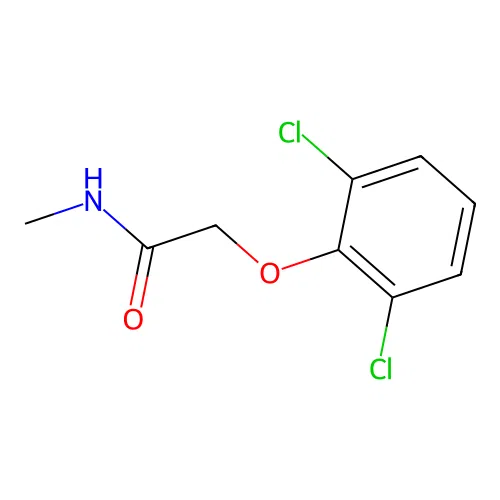 2-(2,6-dichlorophenoxy)-N-methylacetamide structure