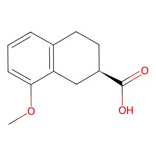 (R)-8-Methoxy-1,2,3,4-tetrahydronaphthalene-2-carboxylic acid structure