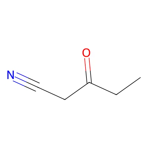 3-Oxopentanenitrile structure