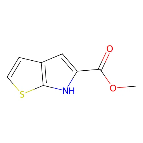 methyl 6H-thieno(2,3-b)pyrrole-5-carboxylate structure