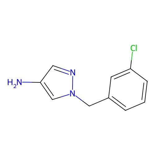 1-(3-chlorobenzyl)-1H-pyrazol-4-amine structure