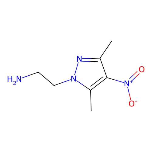 2-(3,5-dimethyl-4-nitro-1H-pyrazol-1-yl)ethanamine structure