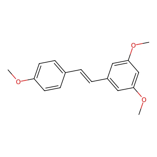 3,5,4'-Trimethoxystilbene structure