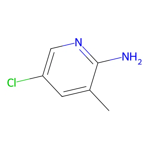 2-Amino-5-chloro-3-methylpyridine structure