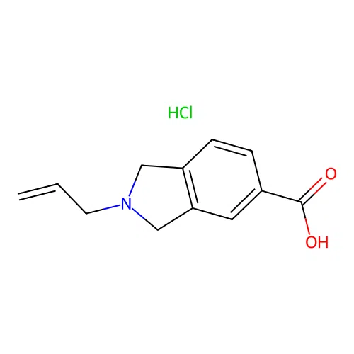 2-Allylisoindoline-5-carboxylic acid hydrochloride structure