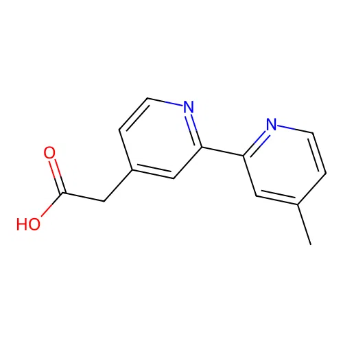 2-(4'-Methyl-[2,2'-bipyridin]-4-yl)acetic acid structure