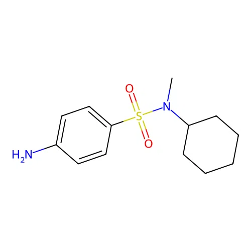 4-Amino-N-cyclohexyl-N-methylbenzene-1-sulfonamide structure