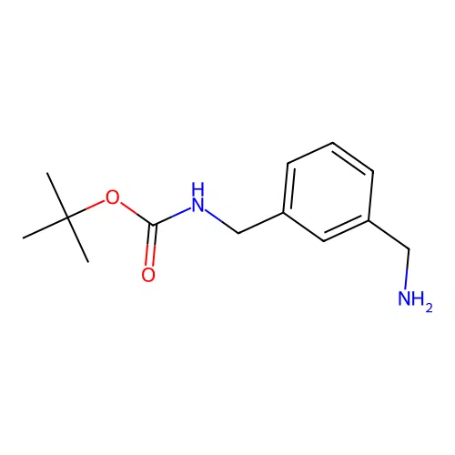 tert-butyl N-((3-(aminomethyl)phenyl)methyl)carbamate structure