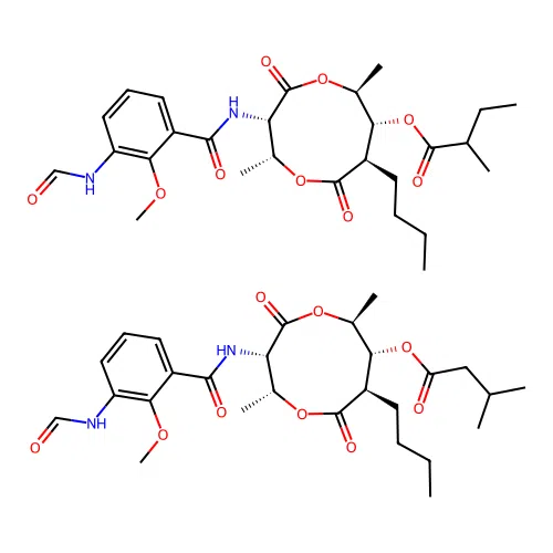 Antimycin A3 methyl ether FH-25 structure
