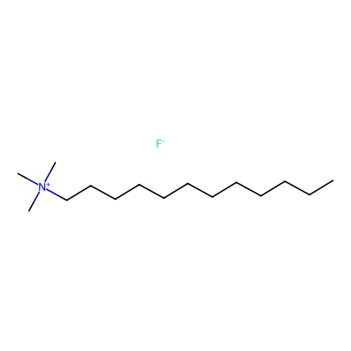 1-Dodecanaminium, N,N,N-trimethyl-, fluoride structure