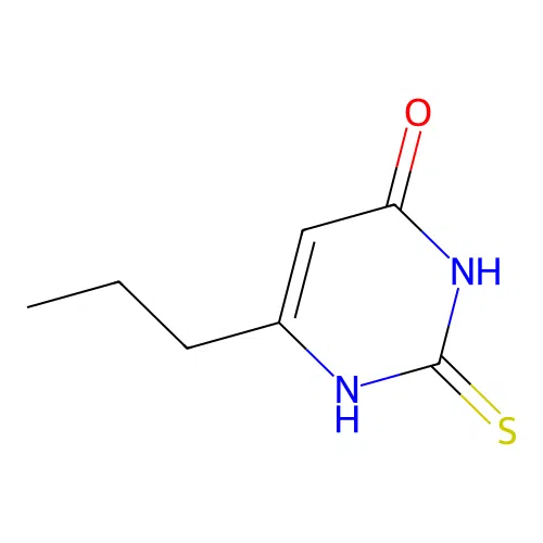 Propylthiouracil structure