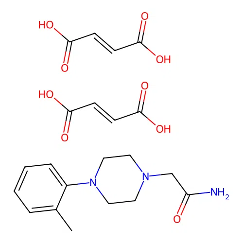 Acetamide, 2-(4-methyl-1-piperazinyl)-N-phenyl-, (Z)-2-butenedioate (1:2) structure