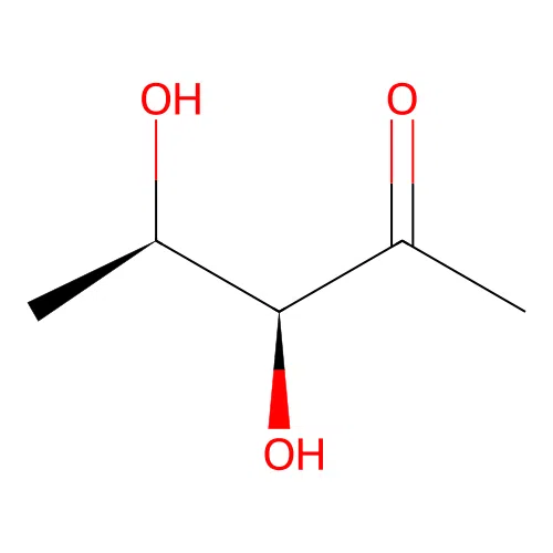 (3S,4R)-3,4-dihydroxypentan-2-one structure